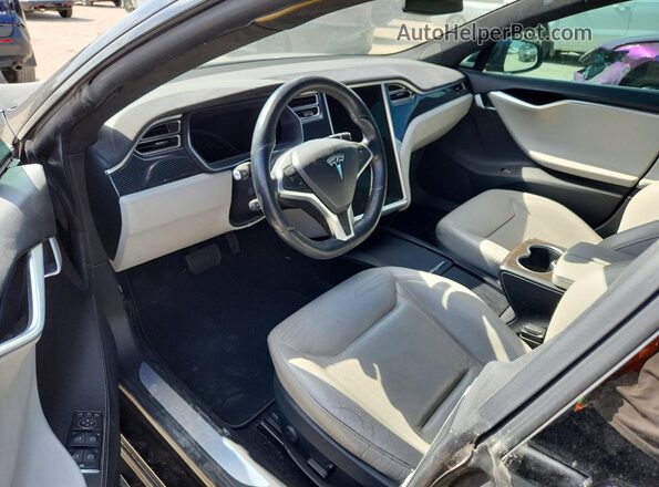 5YJSA1E10GF144320 2016 TESLA MODEL Black წინა პანელის ხედი