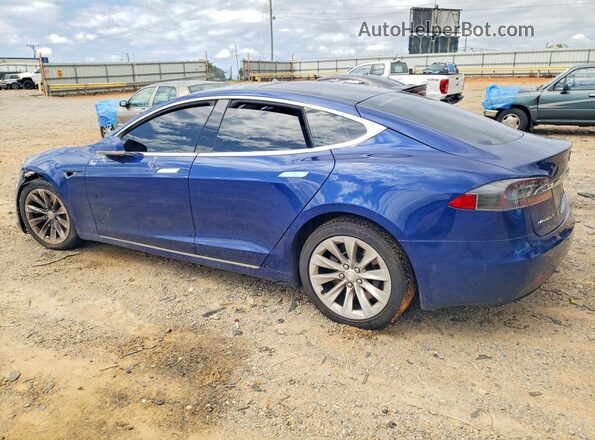 5YJSA1E11GF157058 2016 TESLA MODEL Blue Rear left