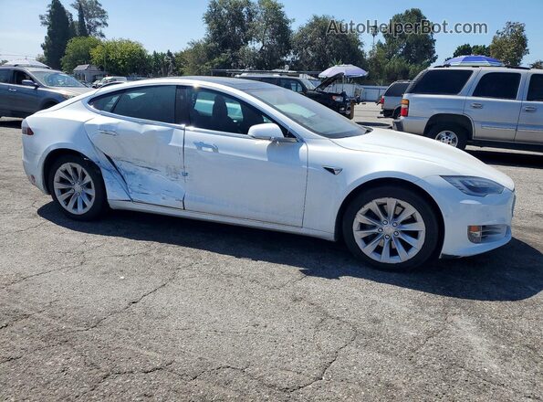 5YJSA1E12HF179698 2017 TESLA MODEL Белый Передняя правая четверть
