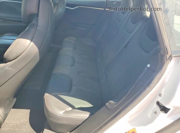 5YJSA1E12HF179698 2017 TESLA MODEL Белый Вид задних сидений