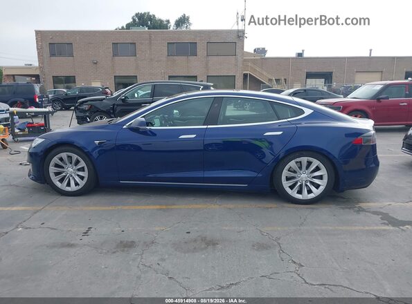 5YJSA1E14GF174338 2016 TESLA MODEL S Blue Панорамний вид салону 360°