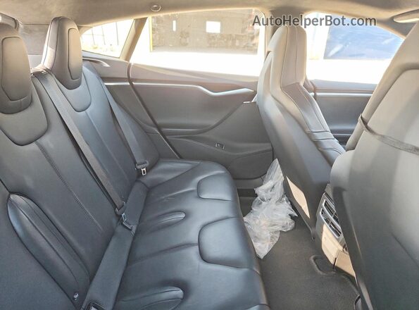 5YJSA1E16GF171523 2016 TESLA MODEL Gray Հետևի նստատեղերի տեսք