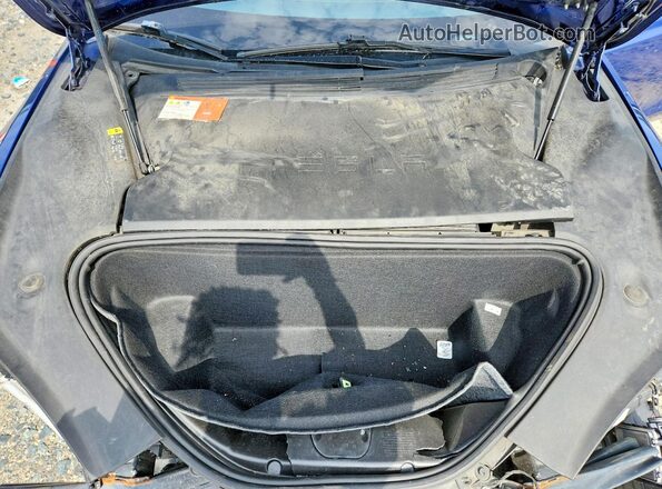5YJSA1E1XHF208784 2017 TESLA MODEL Blue Engine compartment view