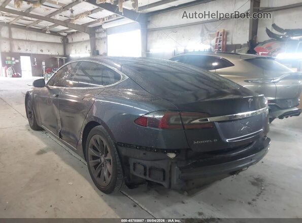5YJSA1E20GF136808 2016 TESLA MODEL S Gray Trasero izquierdo