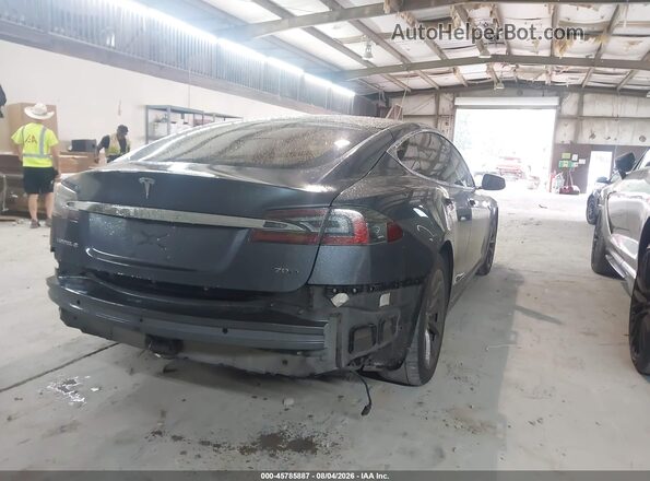 5YJSA1E20GF136808 2016 TESLA MODEL S Gray Trasero derecho