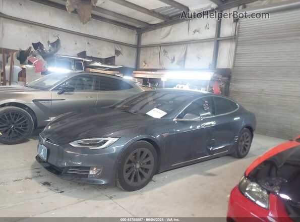 5YJSA1E20GF136808 2016 TESLA MODEL S Gray Vista interior trasera