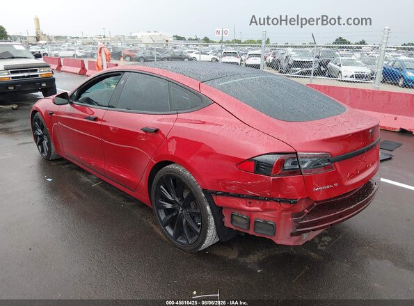 5YJSA1E22HF199457 2017 TESLA MODEL S Красный Передняя левая четверть