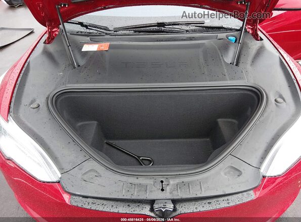 5YJSA1E22HF199457 2017 TESLA MODEL S Красный Вид подкапотного пространства
