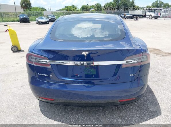 5YJSA1E22JF245245 2018 TESLA MODEL S Синий 