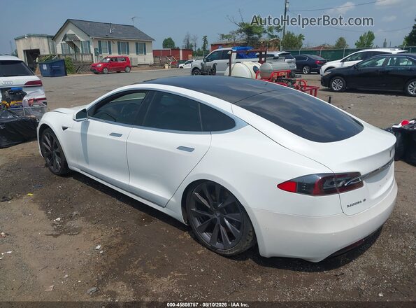 5YJSA1E22JF284675 2018 TESLA MODEL S 75D AWD White Tył lewy