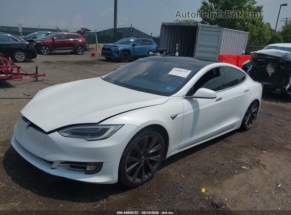 5YJSA1E22JF284675 2018 TESLA MODEL S 75D AWD White Przód lewy