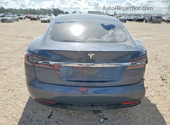 5YJSA1E22MF426978 2021 TESLA MODEL Gray Vista trasera