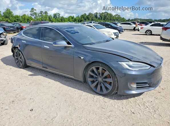 5YJSA1E22MF426978 2021 TESLA MODEL Gray Delantero derecho