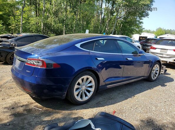5YJSA1E23JF290694 2018 TESLA MODEL Blue უკანა მარჯვენა