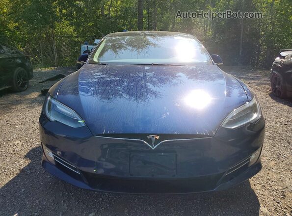 5YJSA1E23JF290694 2018 TESLA MODEL Blue წინა ხედი