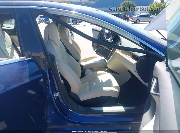5YJSA1E23LF359208 2020 TESLA MODEL S Blue Vista interior delantera