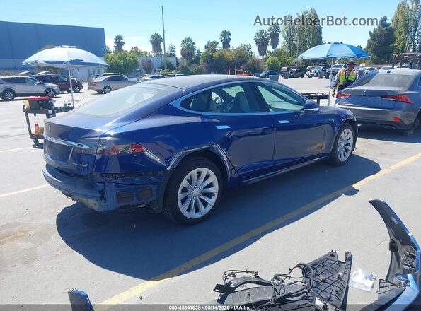 5YJSA1E23LF359208 2020 TESLA MODEL S Blue Trasero derecho