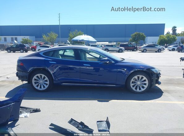 5YJSA1E23LF359208 2020 TESLA MODEL S Blue Vista interior trasera