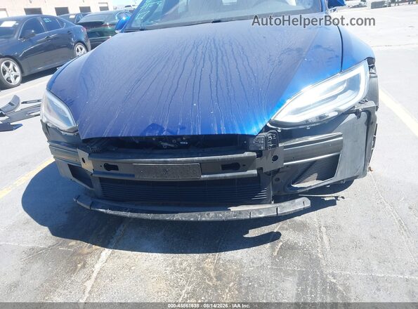 5YJSA1E23LF359208 2020 TESLA MODEL S Blue Vista frontal