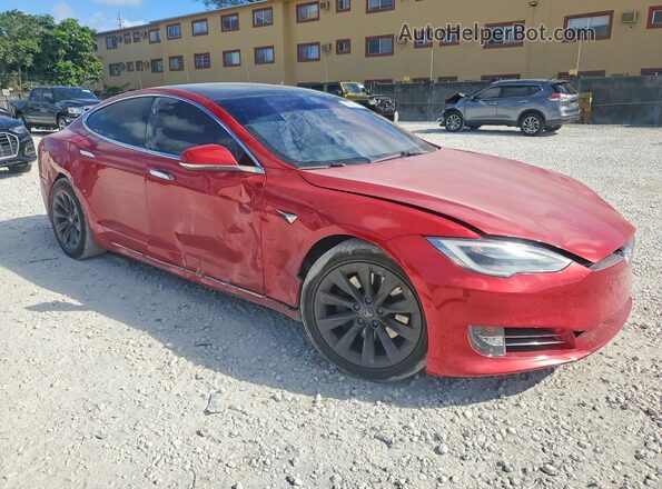 5YJSA1E23LF391236 2020 TESLA MODEL Red Delantero derecho