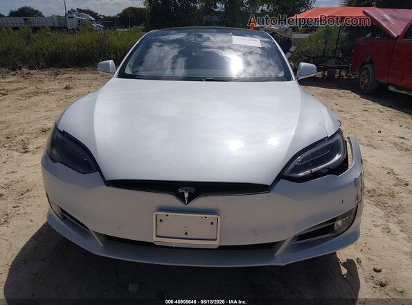 5YJSA1E24JF264363 2018 TESLA MODEL S White წინა პანელის ხედი