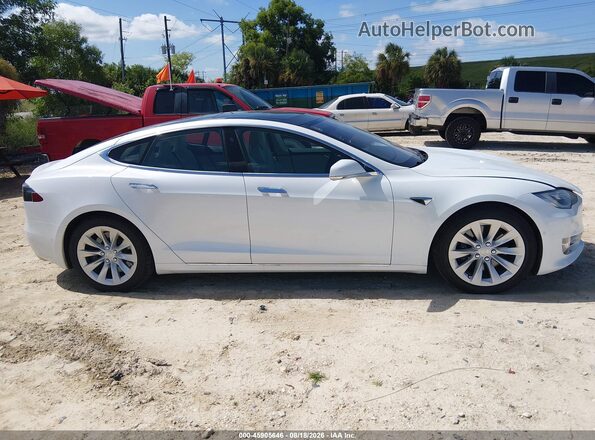 5YJSA1E24JF264363 2018 TESLA MODEL S White ხელსაწყოთა პანელის ხედი