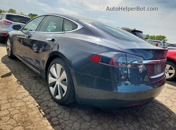 5YJSA1E24MF426738 2021 TESLA MODEL Charcoal Rear left