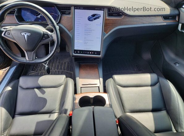 5YJSA1E24MF426738 2021 TESLA MODEL Charcoal Dashboard view