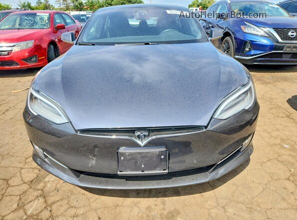 5YJSA1E24MF426738 2021 TESLA MODEL Charcoal Front view