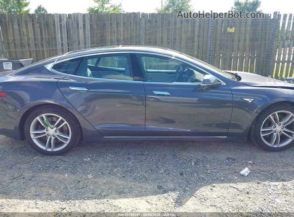 5YJSA1E25GF130731 2016 TESLA MODEL S Gray Вид задньої частини салону