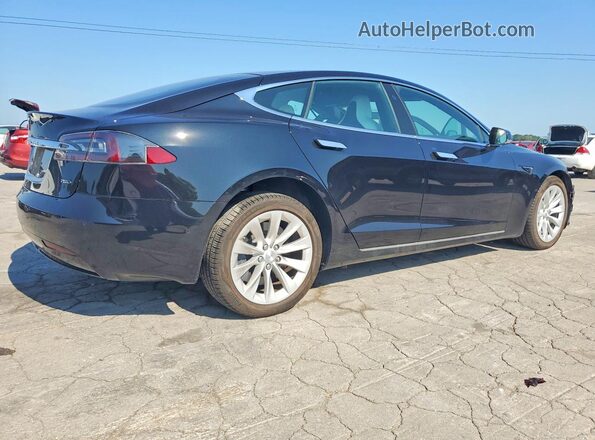 5YJSA1E25JF243151 2018 TESLA MODEL Черный Задняя правая четверть