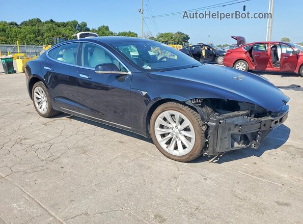 5YJSA1E25JF243151 2018 TESLA MODEL Черный Передняя правая четверть