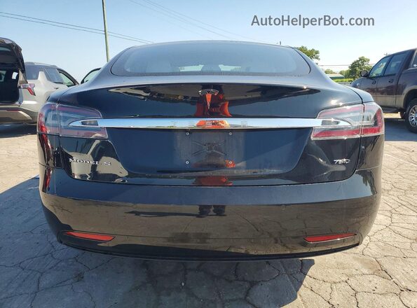 5YJSA1E25JF243151 2018 TESLA MODEL Черный Вид сзади