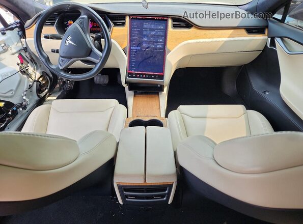 5YJSA1E26LF359316 2020 TESLA MODEL White წინა პანელის ხედი