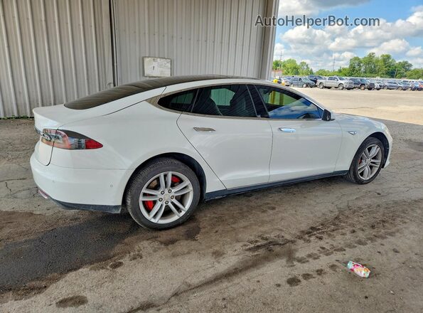5YJSA1E27GF128429 2016 TESLA MODEL White Задня права чверть