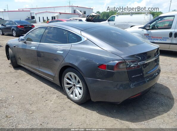 5YJSA1E27HF180144 2017 TESLA MODEL S Gray Trasero izquierdo
