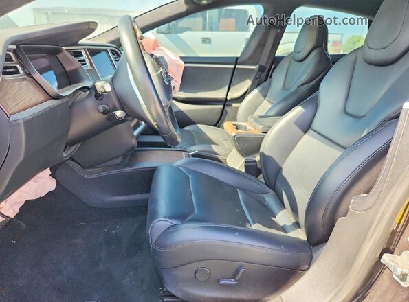 5YJSA1E27HF230301 2017 TESLA MODEL Black Սալոնի դիմացի տեսք