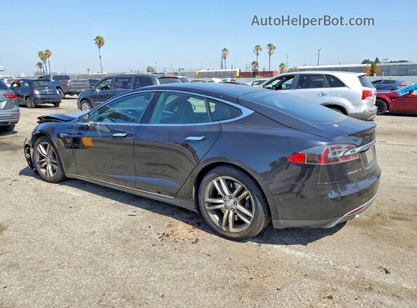 5YJSA1E28GF131954 2016 TESLA MODEL Black Rear left