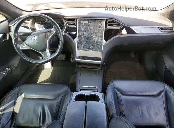 5YJSA1E28GF131954 2016 TESLA MODEL Black Dashboard view
