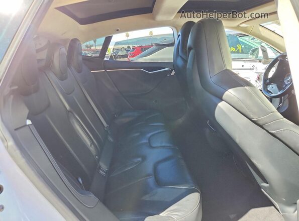 5YJSA1E28GF134885 2016 TESLA MODEL White Հետևի նստատեղերի տեսք