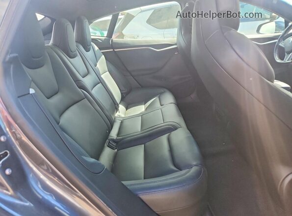 5YJSA1E28HF222255 2017 TESLA MODEL Gray Հետևի նստատեղերի տեսք