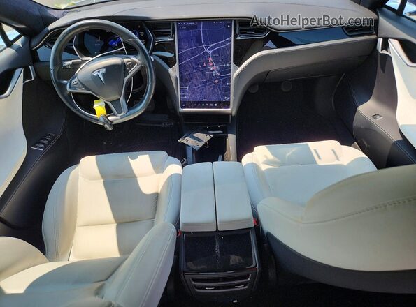5YJSA1E28LF369863 2020 TESLA MODEL Blue Widok deski rozdzielczej