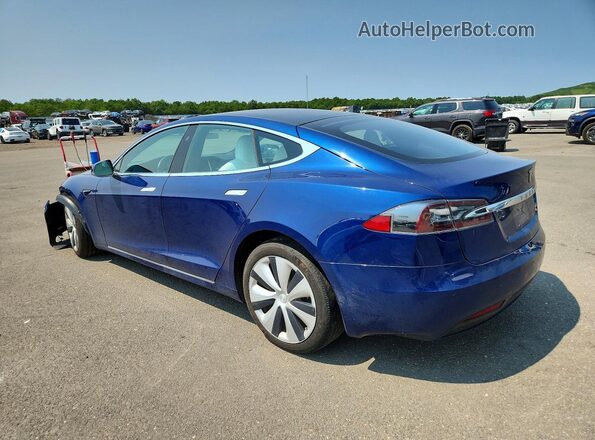 5YJSA1E28LF369863 2020 TESLA MODEL Blue Tył lewy