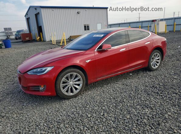 5YJSA1E2XGF154975 2016 TESLA MODEL Red Հետևի ձախ