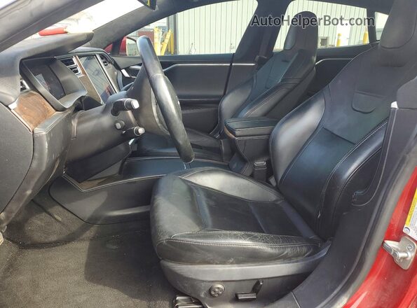 5YJSA1E2XGF154975 2016 TESLA MODEL Red Շարժիչի բաժամունքի տեսք