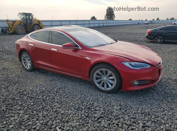 5YJSA1E2XGF154975 2016 TESLA MODEL Red Առջևի վահանակի տեսք