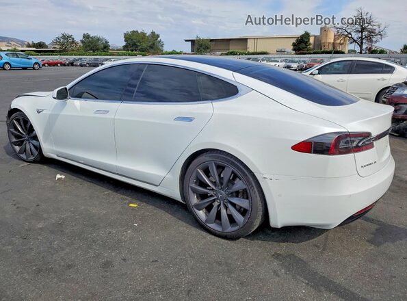 5YJSA1E2XGF162459 2016 TESLA MODEL White Rear left