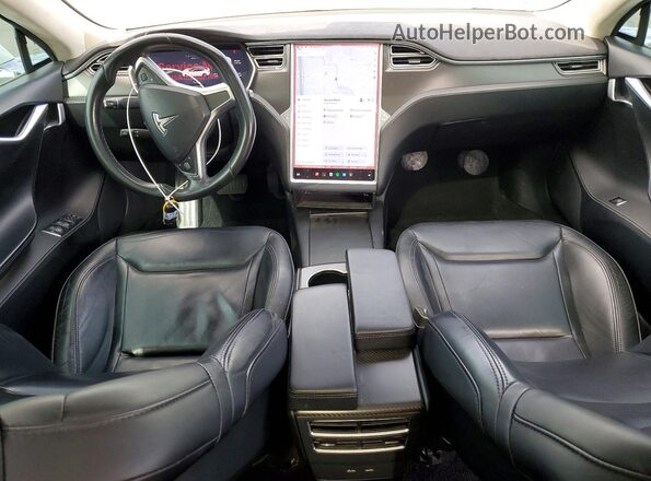 5YJSA1E2XGF162459 2016 TESLA MODEL White Dashboard view