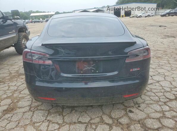 5YJSA1E2XHF189680 2017 TESLA MODEL Black Вид ззаду