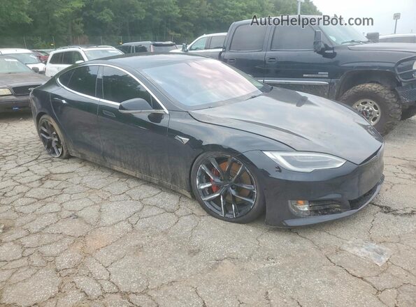 5YJSA1E2XHF189680 2017 TESLA MODEL Black Передня права чверть